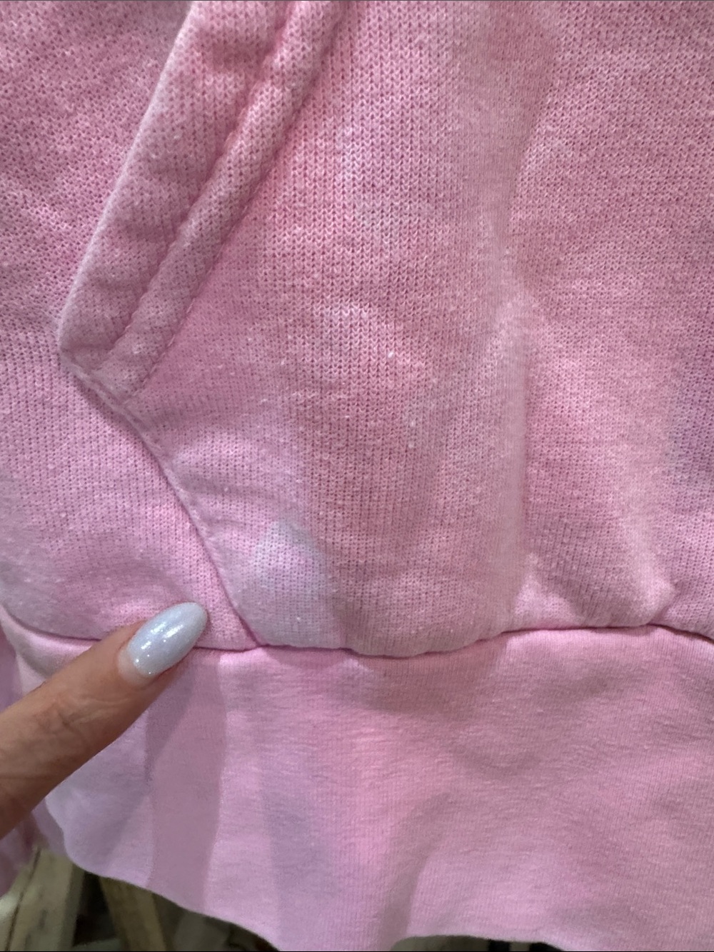 Aviator Nation Pink Zip-Up Hoodie with Gold Zipper - Picture 5 of 6